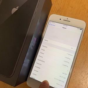 Iphone 8 plus 64gb silver white